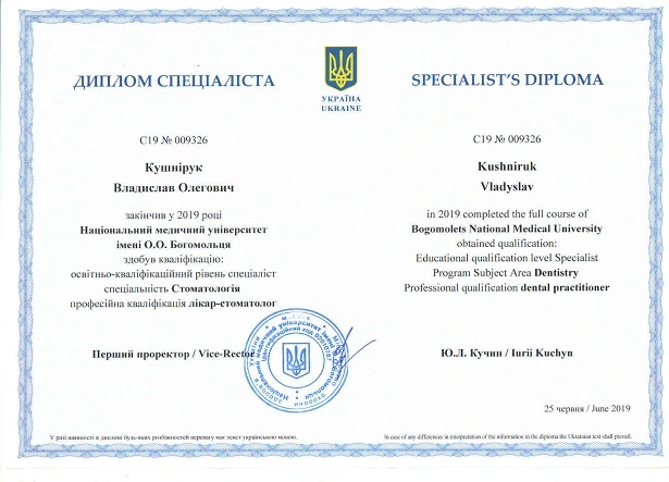 Сертификат Кушнирука Владислава Олеговича - 7