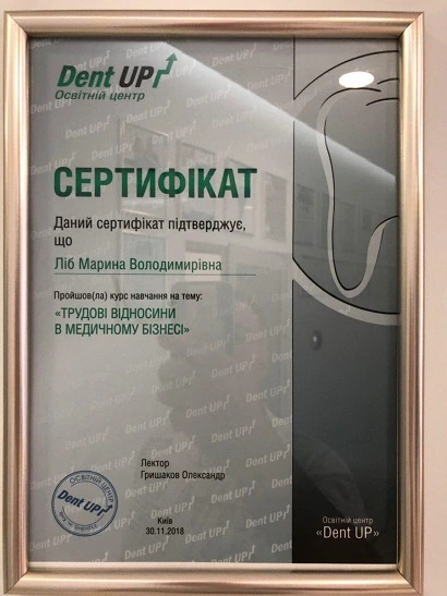 Сертификат Либ Марины Владимировны - 32