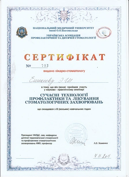 Еникеев Эльфат Шавкатович сертификат - 4